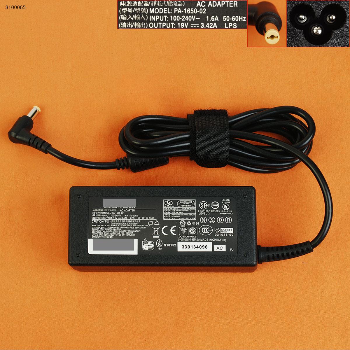 Acer 19V 3.42A 65W Φ5.5x1.7mm  ( Quality:A+ ) Laptop Adapter 19V 3.42A 65W Φ5.5X1.7MM