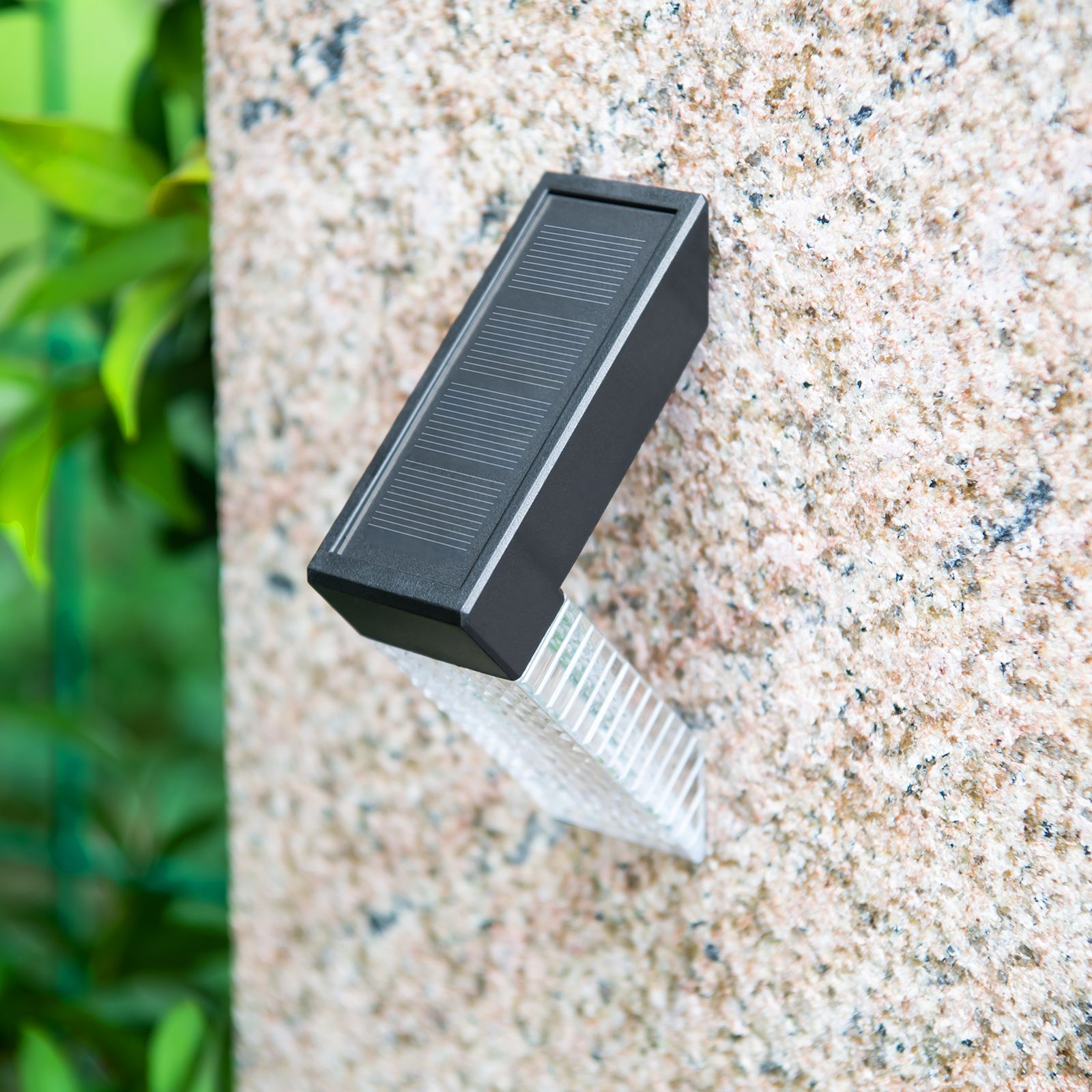 2 pcs/lot solar LED light right Angle stair light L light stair step light Outdoor garden decoration courtyard wall light Outdoor waterproof intelligent induction warm light + colorful RGB  DS801