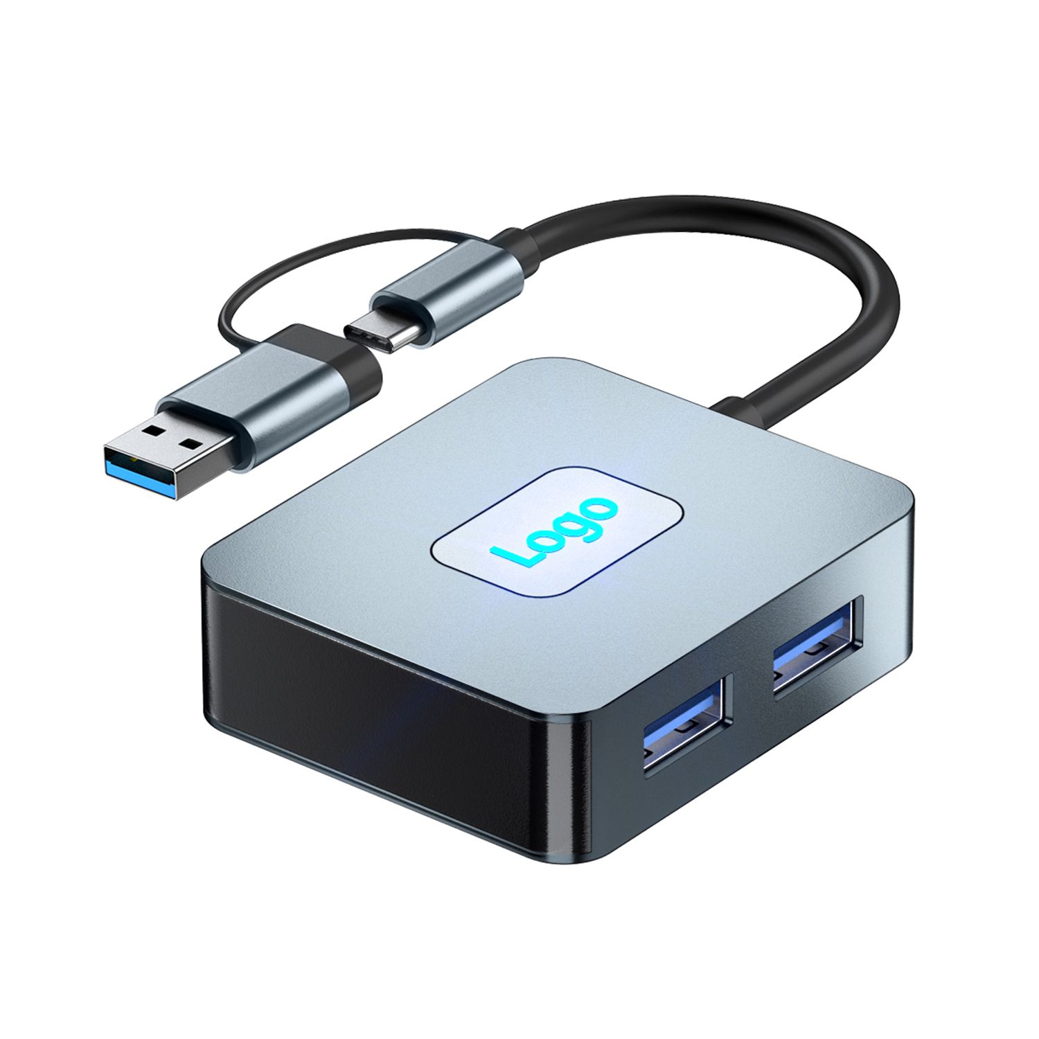 Notebook docking station four-in-one HUB type-c hub 4in2 USB3.2*4 10Gbps  BYL-2320