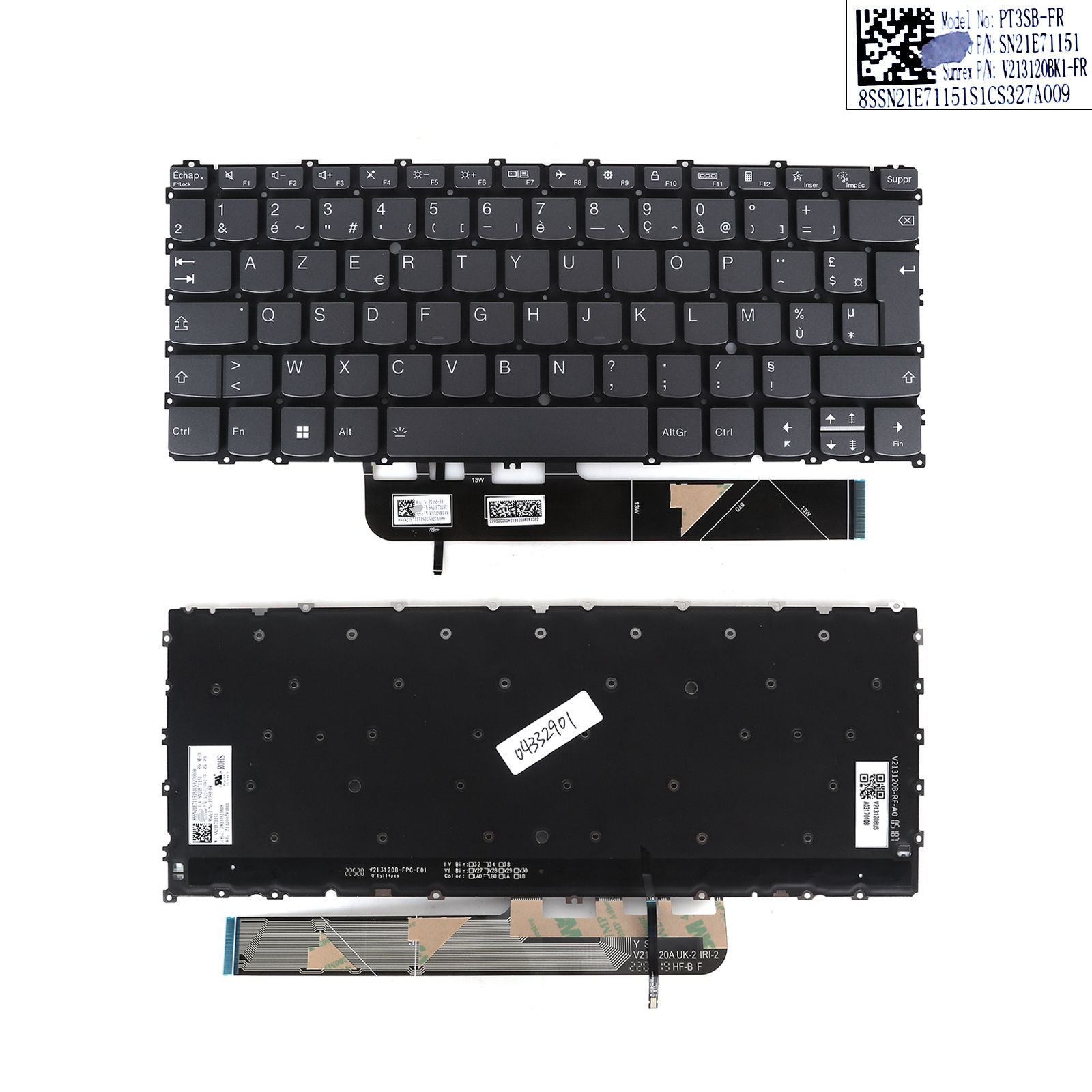 Lenovo ThinkBook 13s G4 IAP K3 ACN 2022 Yoga 6-13 GRAY（Backlit，Big Enter，Win8）  V213120BK1-FR