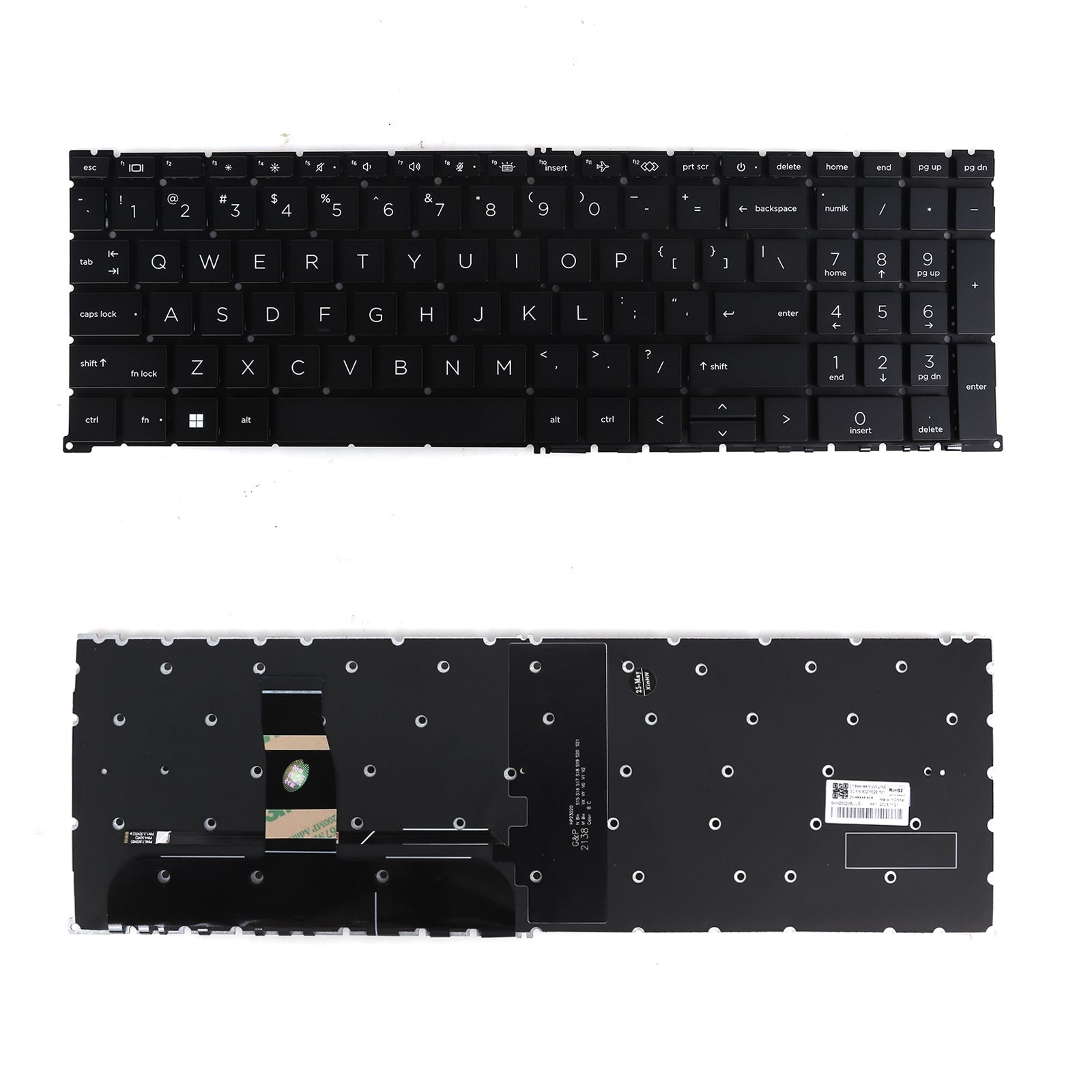 HP  865 G9 865 G10  Zbook fury 16 g10  Zboo  Black（backlit，win8）  N/A