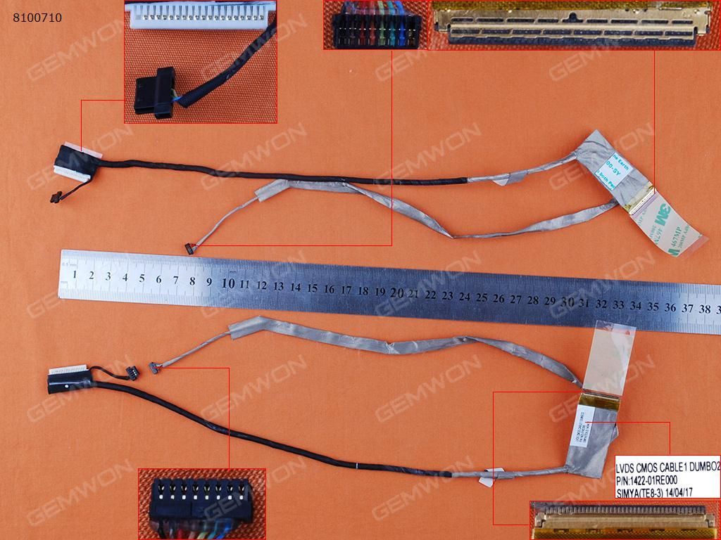 Lenovo IdeaPad Z710 Z710A G710,ORG LCD/LED Cable DUMB02  1422-01RE000