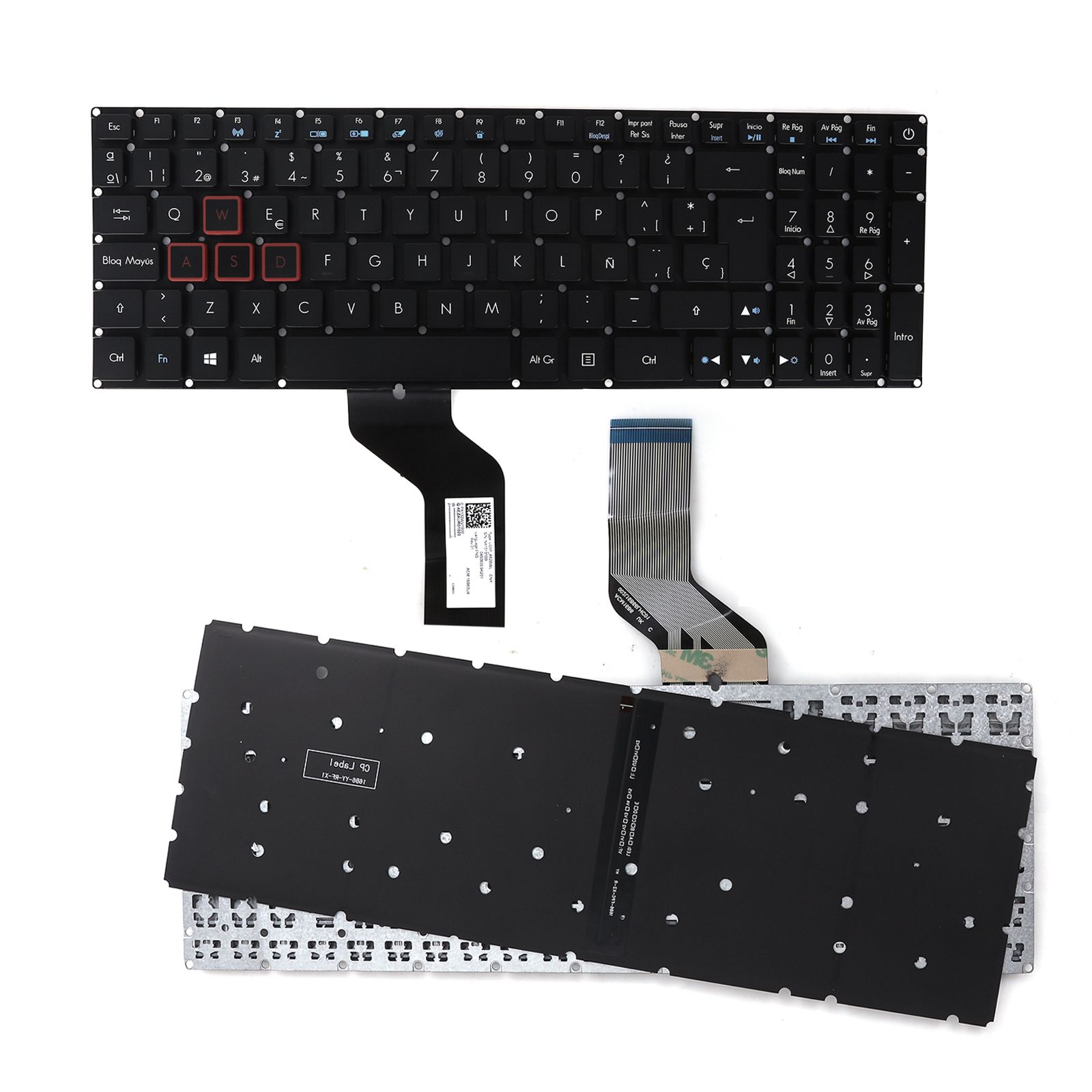 ACER Aspire VX15 VX5-591 VX5-591G BLACK (Red Printing ,Backlit ,Win8）  N/A