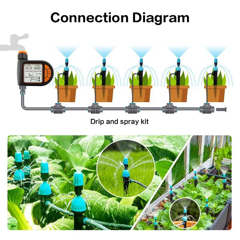 Intelligent timing Garden automatic watering device Garden balcony farm sprinkler timer Outdoor irrigation controller  D1