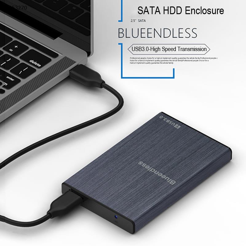 Lan Shuo U23T HDD ,SSD USB3.0 micro-mini  metal case black Mobile Storage U23T