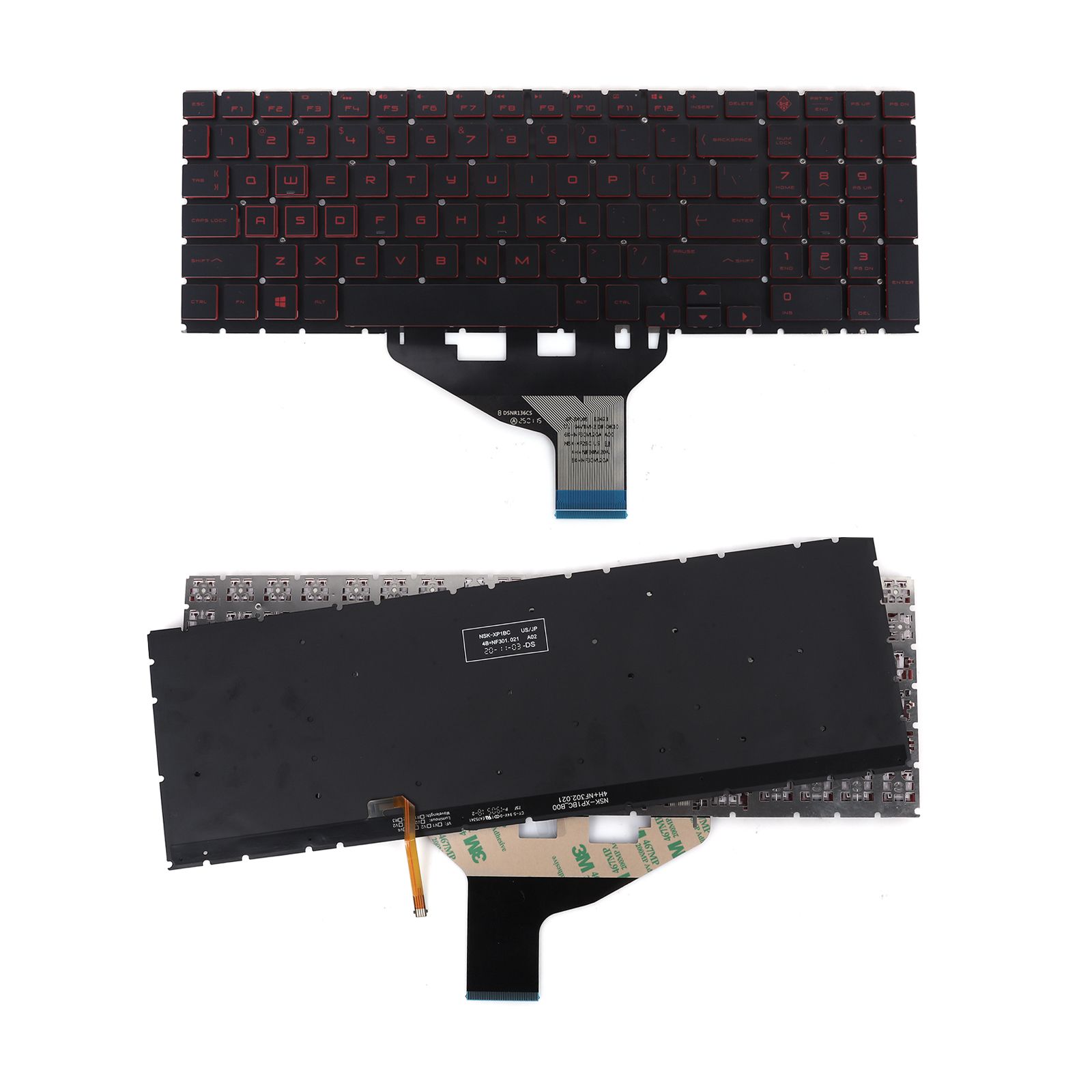 HP omen 15-DC TPN-Q211 15-dc000 15t-dc000 15-dc0010nr BLACK   red Printing ( Backlit,WIN8,without FRAME) US DSNR136CS XR-8400S E199019 Laptop Keyboard (OEM-A)
