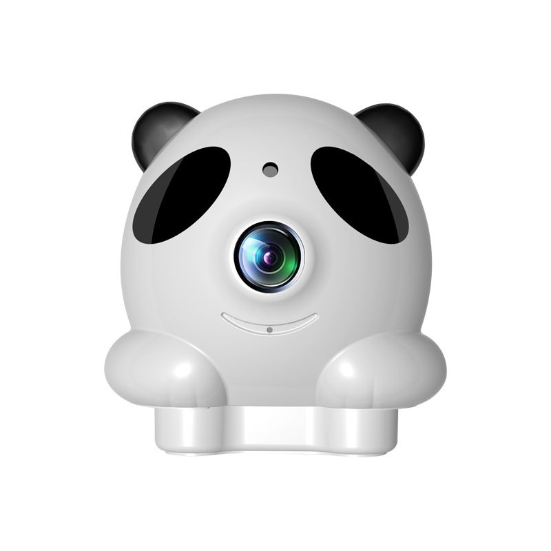 Panda surveillance camera 2 million pixel HD night vision mobile phone remote wireless wifi180 degree rotation home smart home indoor HD camera mobile detection alarm voice intercom  XM20