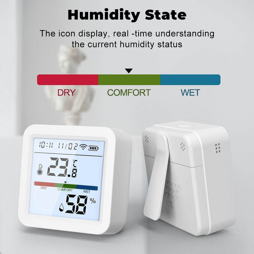 TUYA APP WIFI Version Temperature and Humidity detector Temperature and humidity sensor intelligent linkage temperature and humidity  TH05