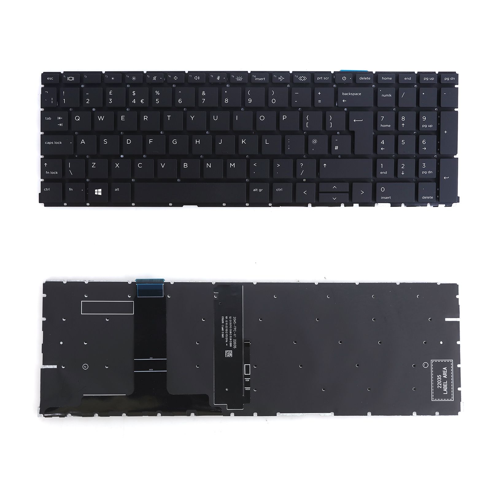 HP 450 G9 455 G9 860 G9 860 G10 450 G10 backlit, black  N/A