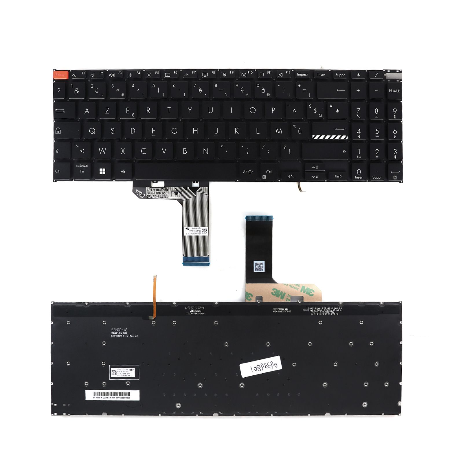 ASUS K6602Z X1603Z K6502V N7601Z N7600Z BLACK（Backlit，Small Enter，Esc Orange，Win8）  9Z.NLHBN.00F