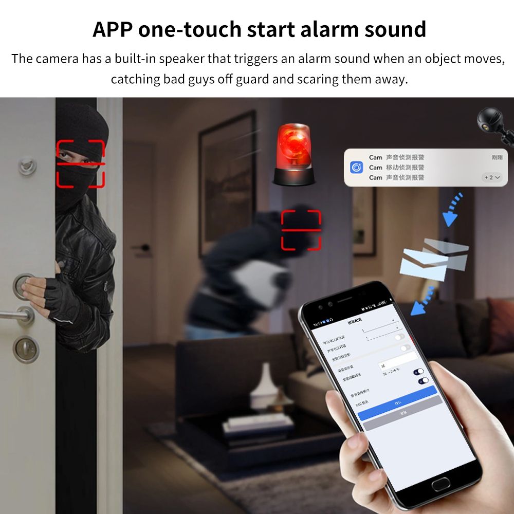 X3 high-definition camera, indoor home monitor, outdoor sports, multi-scenario wireless WIFI, high-definition monitoring, object movement monitoring, high-definition infrared night vision, remote viewing on mobile phone, TF storage, multiple installation methods  X3