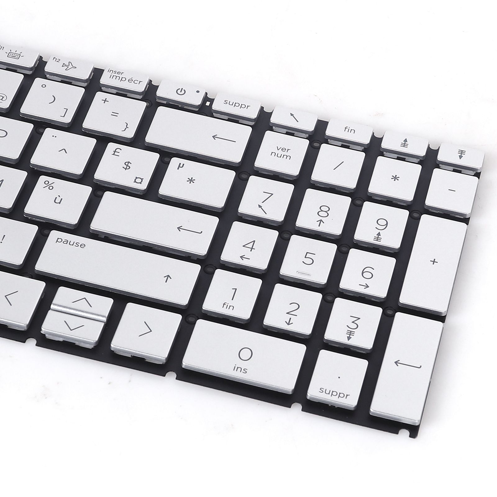 HP Pavilion X360 15-FD 15-FC 15-EG 15-EH 15S-ER 15-ER 17-CN 17-CP 17S-CU SILVER（Backlit，Small Enter，Win8）  9Z.NHXBQ.20F