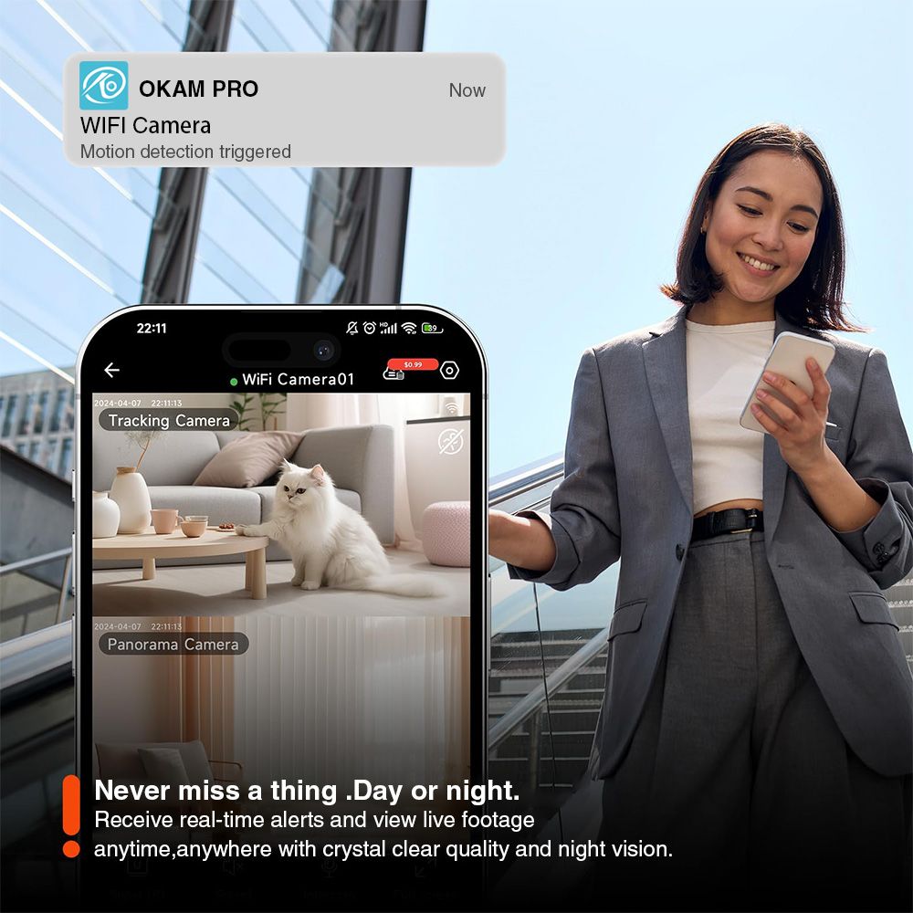 K22 dual-camera outdoor monitoring 1920*1080 high-definition pixel dual-lens intelligent night vision outdoor security mobile monitoring area alarm free rotation two-way communication multi-person viewing  K22