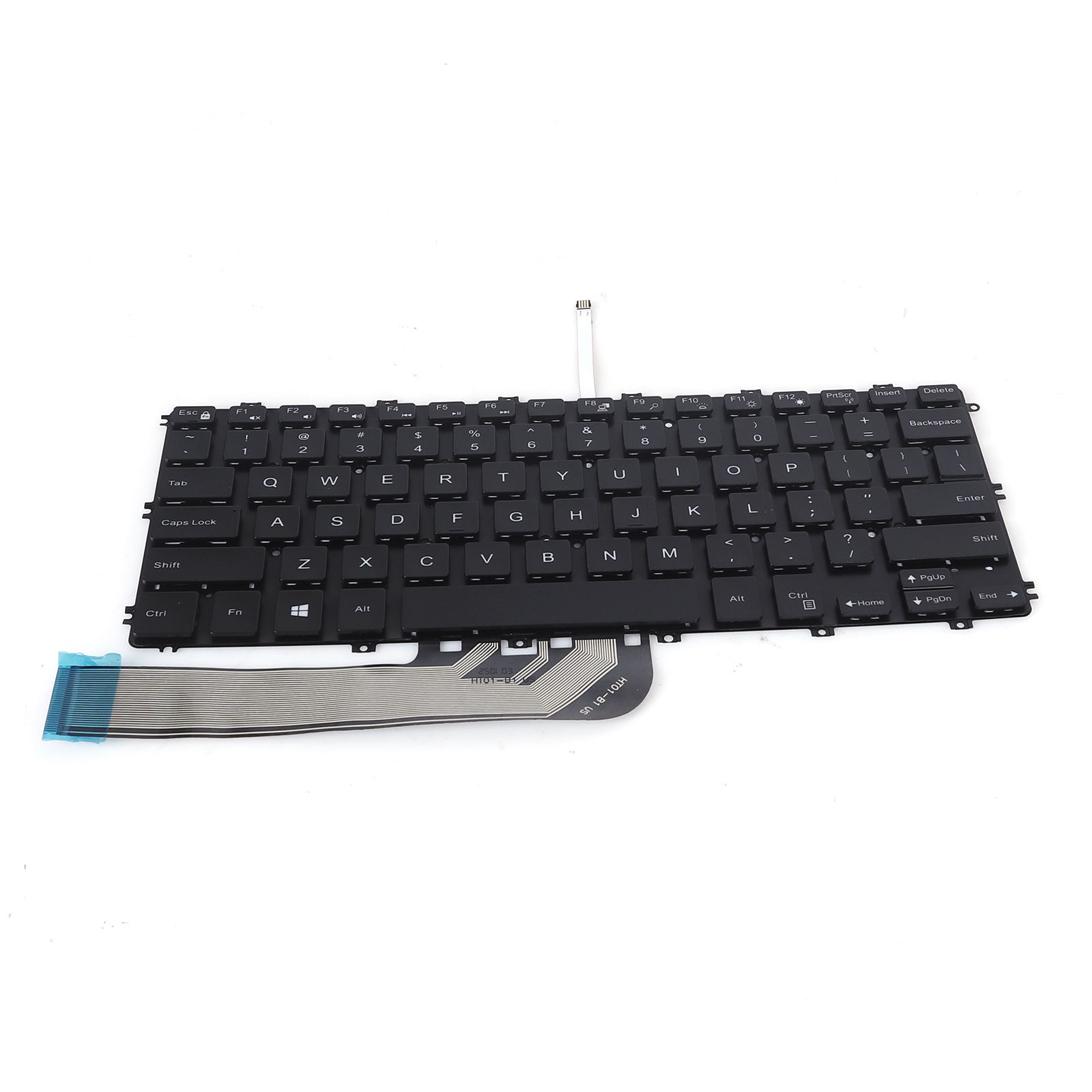 Dell Inspiron 7386 5480 5485 5488 5481 5482 5485 5491 Latitude 3400 Vostro 5481 5581 P77F Black( Backlit,WIN8) US N/A Laptop Keyboard ()