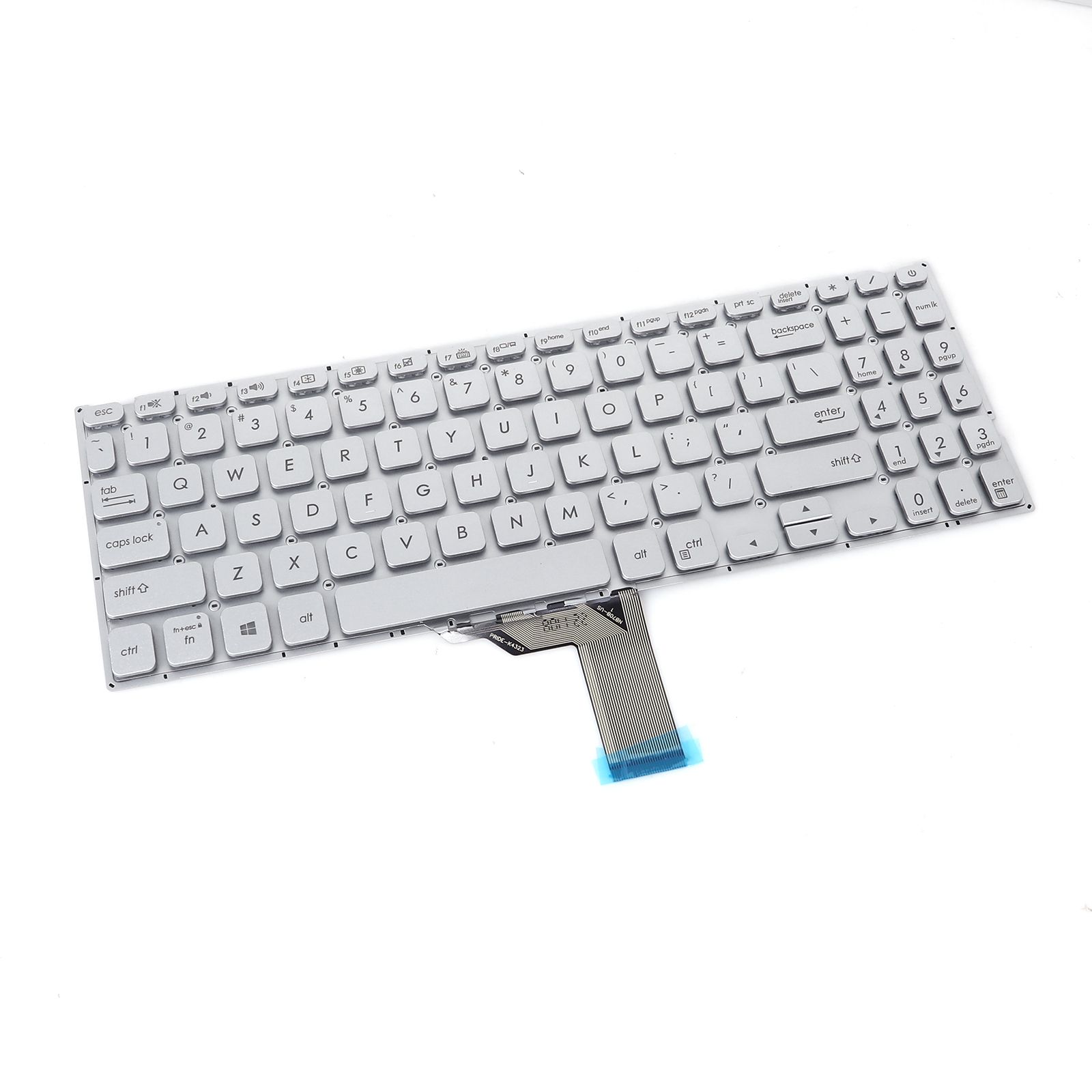 ASUS X512 no pointing, backlit, silver （OEM）  13-0217D-WX01-007
