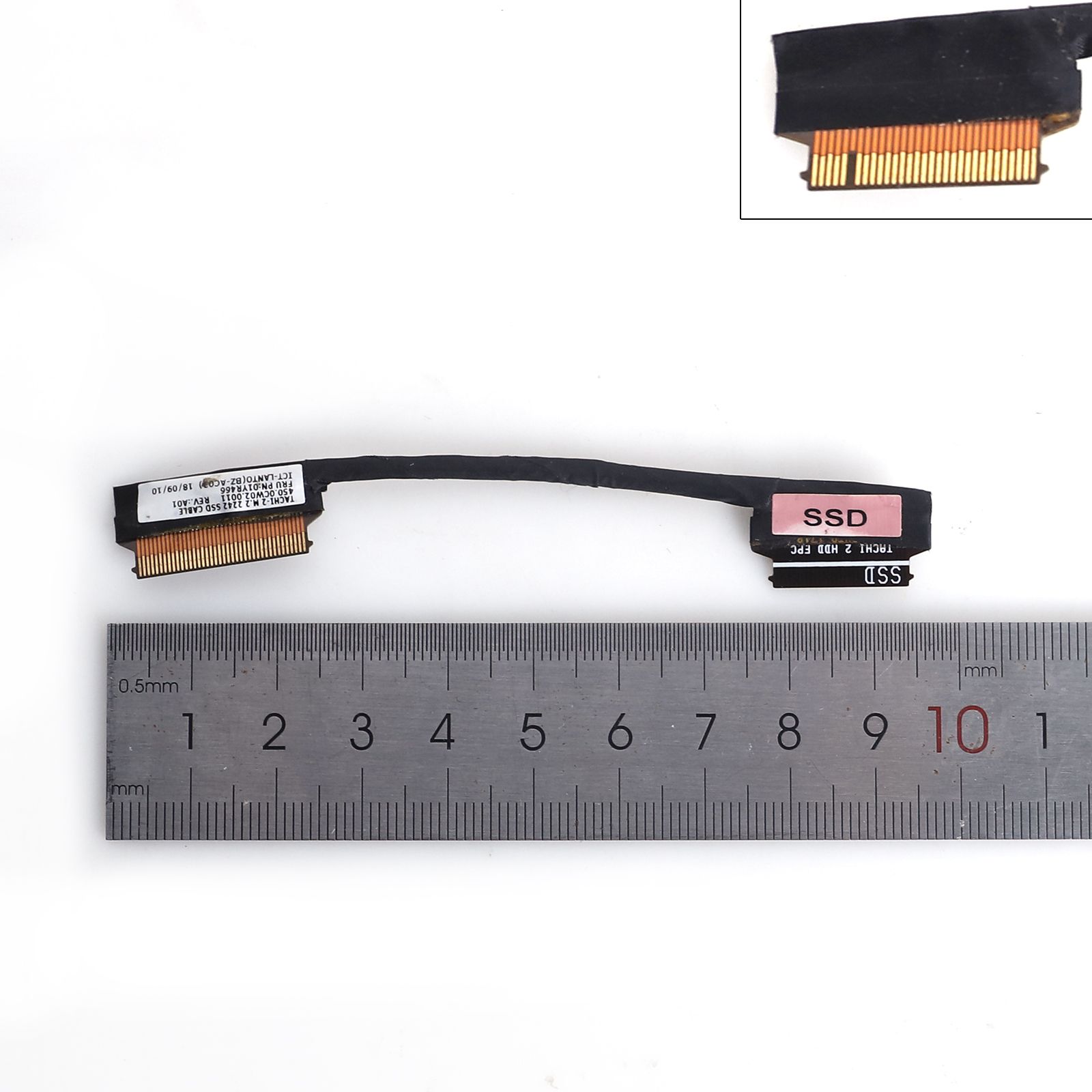 Lenovo ThinkPad T580 P52S M.2 SSD Drive Connector State Cable Laptop  450.0CW02.0011 01YR466