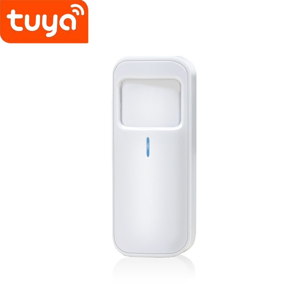 Tuya APP Human infrared Sensor Tuya PIR Infrared detector wifi indoor infrared intrusion alarm 110° wide Angle offline alert APP notification  WL-808WT