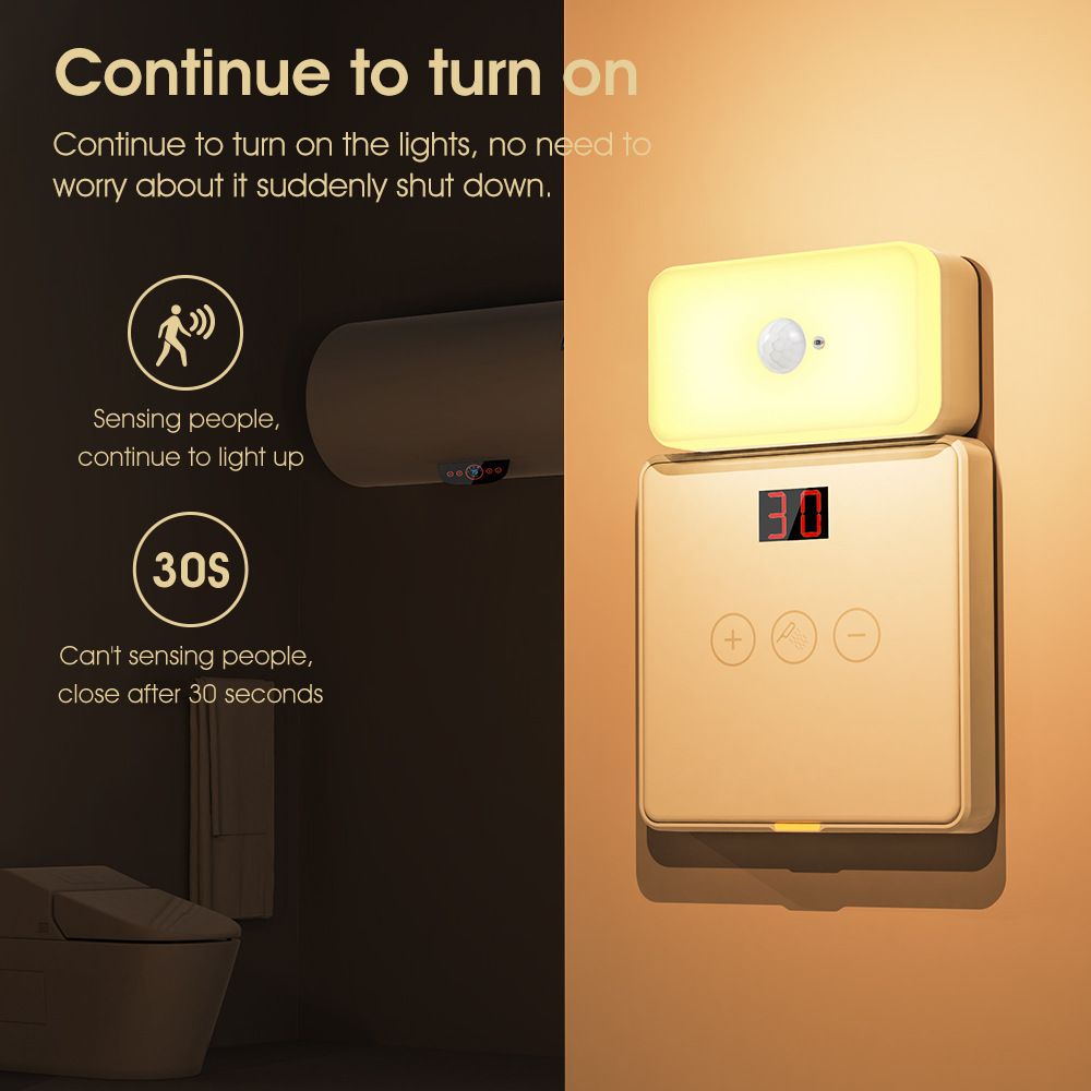 tuya WiFi Human movement detection PIR sensing warm white light sensing small night light smart home voice remote  YD101