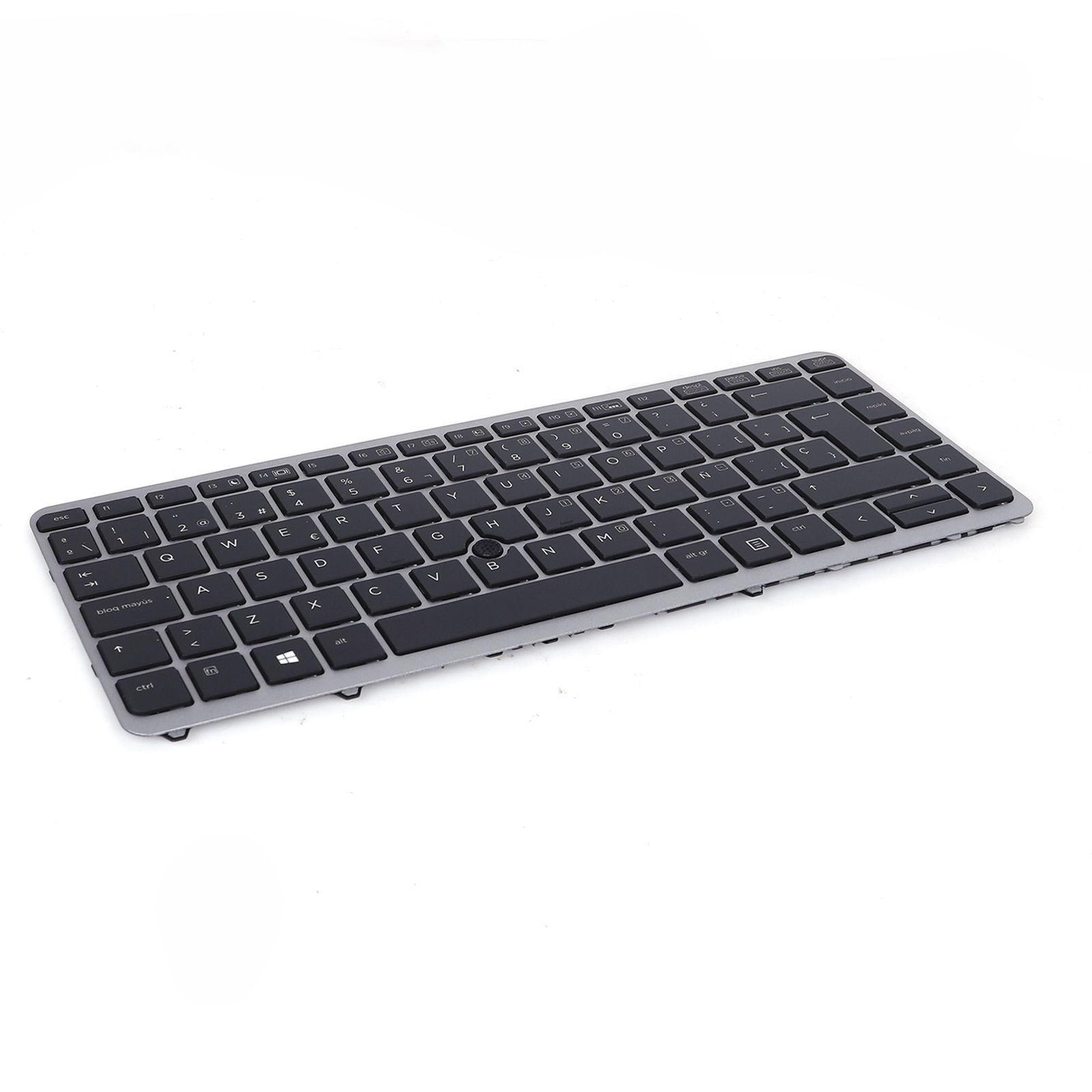 HP 840G1 840G2 850G1 850G2 745G1 745G2  with pointing, backlight, silver frame with black keys  12-0154C-DZ01-K19SP